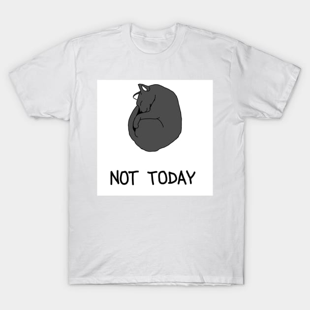 Not Today T-Shirt by Noamdelf06